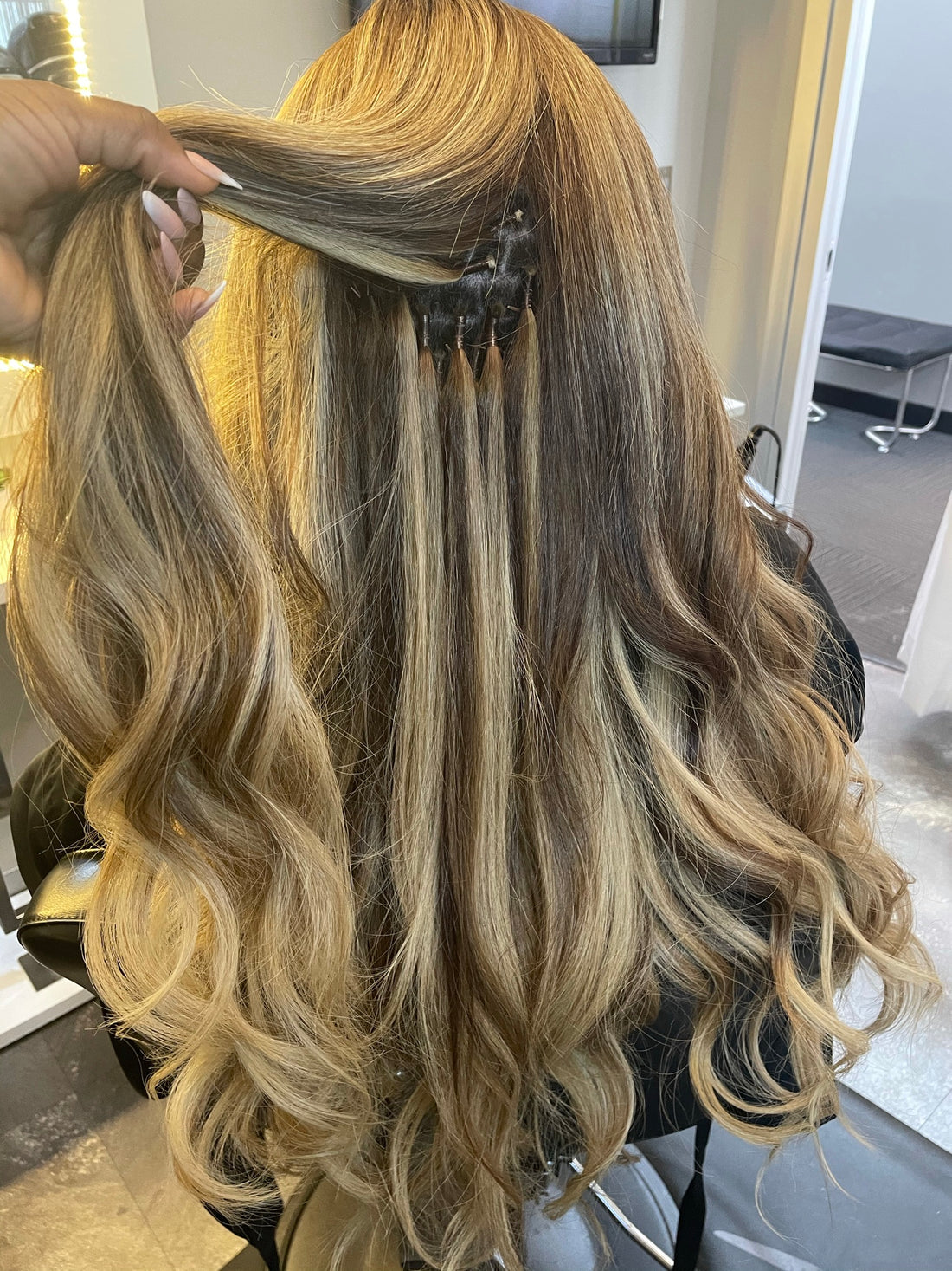 Achieve a Natural and Versatile Look with Individual Micro Links Sew-In Extension at Sew Hair in Charlotte, NC